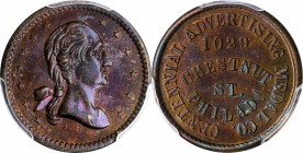 Washingtoniana

Undated (ca. 1875) Centennial Advertising Medal Co. Store Card. Brass. 19 mm. Musante GW-657, Baker-524A, Rulau Pa-Ph 16, Miller-Pa ...