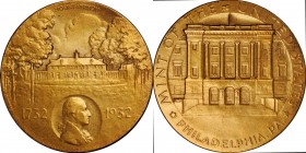 Washingtoniana

1932 George Washington Bicentennial Medal. Philadelphia Mint. Golden Bronze. 50.2 mm. By John R. Sinnock. Baker-901C. Mint State.
...