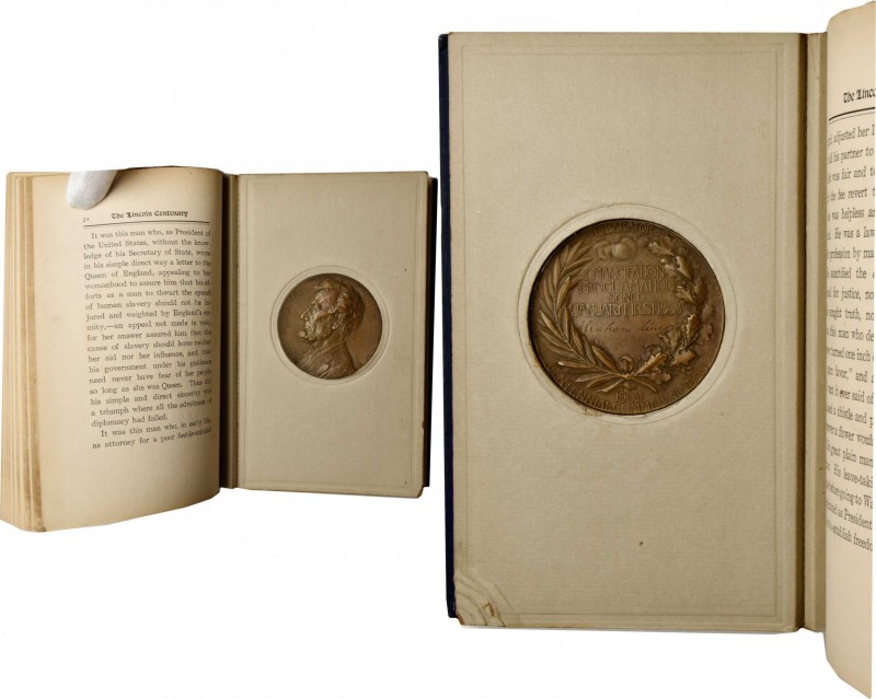 Lincolniana

The Lincoln Centennial Medal Book, 1908, with 1909 Lincoln Birth ...