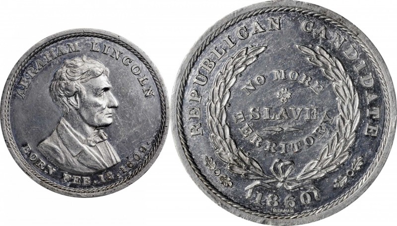 Political Medals and Related

1860 Abraham Lincoln Political Medal. DeWitt-AL ...