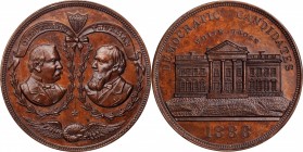 Political Medals and Related

1888 Grover Cleveland Political Medal. DeWitt-GC 1888-16, var. Copper. Plain Edge. 32 mm. Mint State.

Unlisted in t...