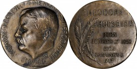 Presidents and Inaugurals

1920 Woman's Roosevelt Memorial Association Service Medal. Bronze. 75 mm. By Anna Vaughn Hyatt Huntington. About Uncircul...
