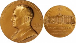 Presidents and Inaugurals

1949 Harry S. Truman U.S. Mint Presidential Medal. Bronze. 76 mm. By John R. Sinnock. Failor-Hayden 132. Mint State.

F...