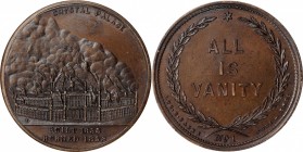 Augustus B. Sage Medals

1858 Sage's Odds and Ends -- No. 1, Crystal Palace, New York. Original. Bowers-1. Die State I. Copper. Plain Edge. 30.8 mm....