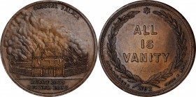 Augustus B. Sage Medals

1858 Sage's Odds and Ends -- No. 1, Crystal Palace, New York. Original. Bowers-1. Die State I. Copper. Plain Edge. 31.0 mm....