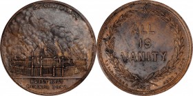 Augustus B. Sage Medals

1858 Sage's Odds and Ends -- No. 1, Crystal Palace, New York. Original. Bowers-1. Die State I. Copper. Plain Edge. 30.9 mm....