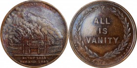 Augustus B. Sage Medals

1858 Sage's Odds and Ends -- No. 1, Crystal Palace, New York. Original. Bowers-1. Die State II. Copper. Plain Edge. 30.7 mm...