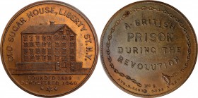 Augustus B. Sage Medals

"1840" (1858) Sage's Odds and Ends -- No. 2, Old Sugar House, Liberty Street, N.Y. Second Obverse Die. Original. Bowers-2b....