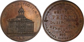 Augustus B. Sage Medals

Undated (ca. 1858) Sage's Historical Tokens -- No. 1, The Old Provoost, N.Y. Second Reverse Die. Original. Bowers-1b. Die S...