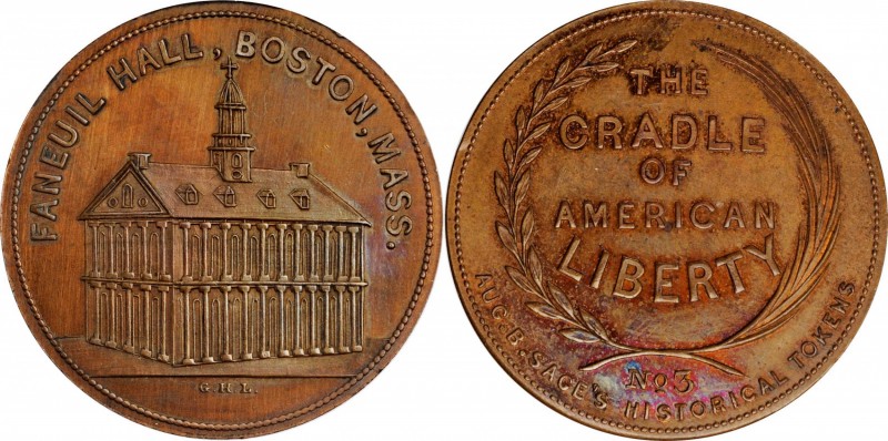 Augustus B. Sage Medals

Undated (ca. 1858) Sage's Historical Tokens -- No. 3,...