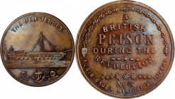 Augustus B. Sage Medals

Undated (ca. 1858) Sage's Historical Tokens -- No. 5, The Old Jersey. Original. Bowers-5. Die State I. Copper. Plain Edge. ...