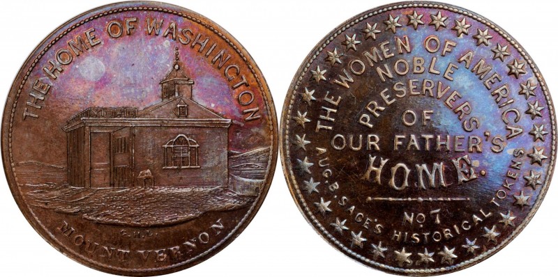 Augustus B. Sage Medals

Undated (ca. 1858) Sage's Historical Tokens -- No. 7,...