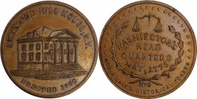 Augustus B. Sage Medals

"1776" (ca. 1858) Sage's Historical Tokens -- No. 9, Richmond Hill House, N.Y. Original. Bowers-9, Musante GW-296, Baker-Un...