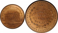 Augustus B. Sage Medals

"1776" (ca. 1870s) Sage's Historical Tokens -- No. 9, Richmond Hill House, N.Y. Restrike. Bowers-9, Musante GW-296, Baker-U...