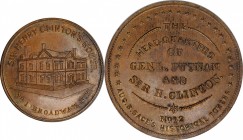 Augustus B. Sage Medals

Undated (ca. 1858) Sage's Historical Tokens -- No. 12, Sir Henry Clinton's House, No. 1 Broadway, N.Y. Original. Bowers-12....