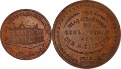 Augustus B. Sage Medals

Undated (ca. 1858) Sage's Historical Tokens -- No. 12, Sir Henry Clinton's House, No. 1 Broadway, N.Y. Original. Bowers-12....