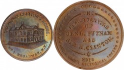 Augustus B. Sage Medals

Undated (ca. 1858) Sage's Historical Tokens -- No. 12, Sir Henry Clinton's House, No. 1 Broadway, N.Y. Original. Bowers-12....