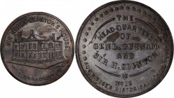 Augustus B. Sage Medals

Undated (ca. 1858) Sage's Historical Tokens -- No. 12, Sir Henry Clinton's House, No. 1 Broadway, N.Y. Original. Bowers-12....