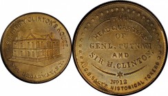Augustus B. Sage Medals

Undated (ca. 1870s) Sage's Historical Tokens -- No. 12, Sir Henry Clinton's House. No. 1 Broadway, N.Y. Restrike. Bowers-12...