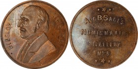 Augustus B. Sage Medals

Undated (1859) Sage's Numismatic Gallery -- No. 5, Winslow Lewis. Original. Bowers-5a. Die State I. Copper. Plain Edge. 30....