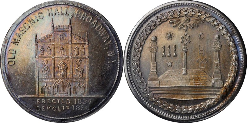 Augustus B. Sage Medals

"1856" (ca. 1870s) Wood's Old Masonic Hall / Pavilion...