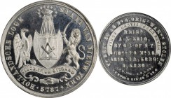 Augustus B. Sage Medals

Undated (ca. 1870s) Hollandsche Loge / Wood's Series D, No. 4 Mule. White Metal. Plain Edge. 31.4 mm. Gem Mint State.

15...