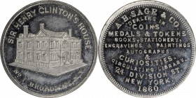 Augustus B. Sage Medals

1860 A.B. Sage & Co. Store Card. Miller-NY 756. White Metal. Plain Edge. 30.9 mm. Mint State.

From the Q. David Bowers C...