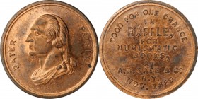 Augustus B. Sage Medals

1859 A.B. Sage & Co. Store Card. Miller-NY 762A, Musante GW-334, Baker-572A. Copper. Plain Edge. Thick Planchet. 20.5 mm. C...