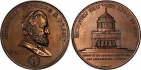 Art Medals - ANS Medals

1897 Grant Monument Medal. Bronze. 64 mm. By Tiffany & Co. Miller-11. Mint State.

From the Richard Jewell Collection. Ea...