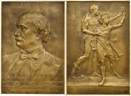 Art Medals - ANS Medals

1908 Algernon Sydney Sullivan Plaque, bronze, 60 mm x 88 mm, by J. Edouard Roine, Miller-20, Mint State, housed within its ...