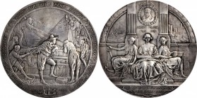 Art Medals - ANS Medals

1909 Hudson-Fulton Medal. Sterling Silver. 102 mm. 328.9 grams. By Emil Fuchs. Miller-23. Edge #87, WILLIAM R. HARRISON. Mi...