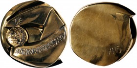Art Medals - ANS Medals

1988 ANS Endowment Medal. Bronze. Approximately 83 mm x 82 mm, irregular shape. By Janos Kalmar. Miller-56. Edge #16. Mint ...