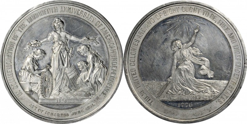 Commemorative Medals

1876 United States Centennial Medal. White Metal. 57.6 m...