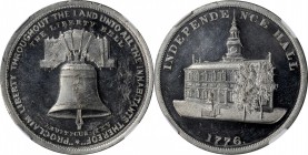 So-Called Dollars

"1776" (1876) U.S. Centennial Exposition. Liberty Bell-Independence Hall Dollar. White Metal. 38 mm. HK-29. Rarity-5. Thick Planc...