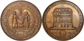 Industry and Commerce

1902 New York State Chamber of Commerce Building Medal. Bronze. 77 mm. By Tiffany & Co. Mint State, Cleaned, Residue.

Obv:...