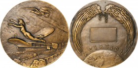 Aviation

Undated French Aviation Medal. Bronze. 68 mm. By F. Montagny. Unawarded. Mint State.

Obv: Pre-World War One-era airplane over river lan...