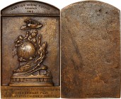 Aviation

1915 Curtiss Marine Flying Trophy. Bronze. 59 mm x 97 mm, rectangular with domed top. Extremely Fine.

Obv: Inscribed CURTISS MARINE FLY...