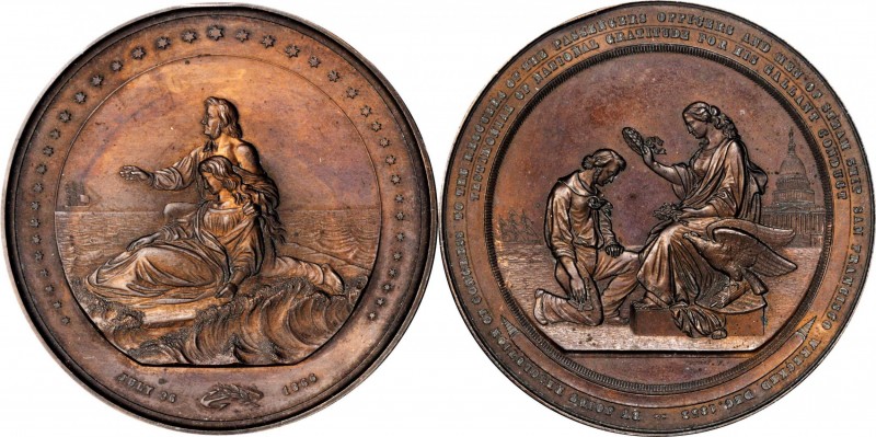 Life Saving Medals

1866 Captains Creighton, Low and Stouffer Life Saving Meda...