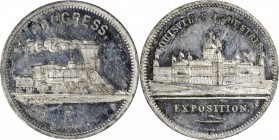 Fairs and Expositions

Undated (possibly ca. 1872) Louisville, Kentucky Industrial Exposition Medal. White Metal. 26 mm. Prooflike Mint State.

Ob...