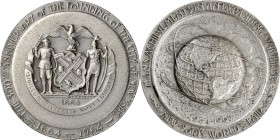 Fairs and Expositions

1964-1965 New York World's Fair. Official Medal. Silver. 44.5 mm. 63.5 grams. 999+ fine. Mint State.

Obv: World Globe (the...