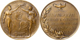 Miscellaneous Medals

1916 Second Pan-American Scientific Congress Medal. Bronze. 50.8 mm. Attributed to Charles E. Barber. Mint State.

Obv: Scie...