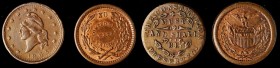 Patriotic Civil War Tokens

Lot of (2) Patriotic Civil War Tokens. Rarity-6. Copper. Plain Edge. 19.5 mm.

Included are: 1863 French Liberty Head ...