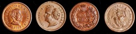 Patriotic Civil War Tokens

Lot of (2) Patriotic Civil War Tokens. Copper. Plain Edge.

Included are: undated (1864) George B. McClellan / One Cen...