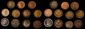 Patriotic Civil War Tokens

Lot of (11) Patriotic Civil War Tokens.

All are different, grades Fine to About Uncirculated, copper or bronze compos...