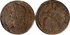 Connecticut Copper

1787 Connecticut Copper. Miller 37.2-k.5, W-4105. Rarity-5+. Draped Bust Left. Fine-15 (PCGS).

163.2 grains.

PCGS# 370. NG...