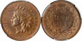 Indian Cent

1867 Indian Cent. AU-55 (PCGS).

PCGS# 2088. NGC ID: 227R.