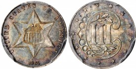 Silver Three-Cent Piece

1861 Silver Three-Cent Piece. MS-63 (PCGS).

PCGS# 3679. NGC ID: 22ZA.