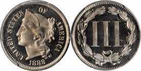Nickel Three-Cent Piece

1888 Nickel Three-Cent Piece. Proof-66 Cameo (PCGS). CAC.

PCGS# 83785. NGC ID: 276B.