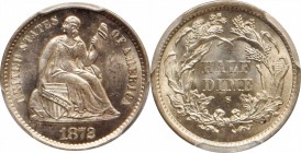 Liberty Seated Half Dime

1872-S Liberty Seated Half Dime. Mintmark Above Bow. MS-65+ (PCGS).

PCGS# 4402. NGC ID: 234Z.

From the Francesca Col...