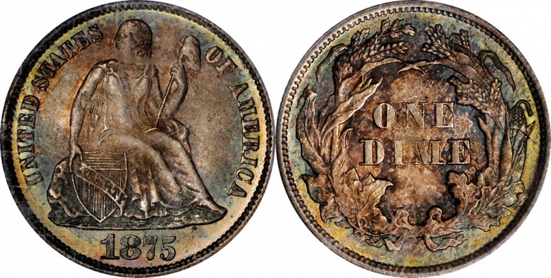 Liberty Seated Dime

1875 Liberty Seated Dime. MS-66 (PCGS).

PCGS# 4672. NG...